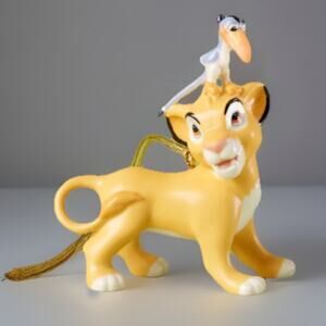 Lenox Disney Simba And Zazu Showcase Lion King Ornament 870659 Box Christmas 4”